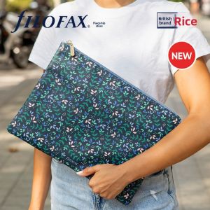 Filofax | Garden Print Waterproof Durable Large Capacity A4 Document Bag