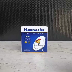 Lampu LED Plafon downlight Hannochs STYLE 7 Watt IBR CDL Cahaya Putih SNI Original