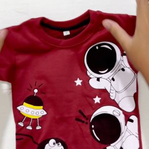 Kaos Distro Anak Laki-Laki Karakter Astronot Import Branded 1 - 10 Tahun by Hypelane Kids