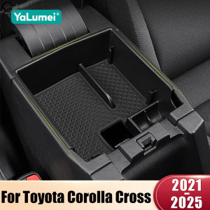 For Toyota Corolla Cross XG10 2021 2022 2023 2024 2025 Corolla E210 Hybrid Car Central Armrest Storage Box Organizer Tray Case