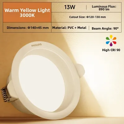 Philips | Anti-glare Recessed Downlight Eyecare Home Living Room Lighting