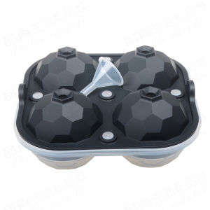 Hộp Đựng Đá Silicon Đa Giác Sáng Tạo Dùng Tại Nhà Để Làm Đá Lớn Cho Whiskey Phụ Kiện Nhà Bếp Dụng Cụ Nhà Bếp