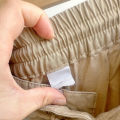 High Waist Comfortable Women's Workwear Pants Tencel Cotton Loose Casual Versatile Elastic Waist Skin-friendly J25-3. 