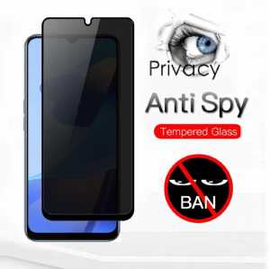 Anti gores privasi Samsung A23 Tempered glass privacy anti kepo anti intip lis hitam spy