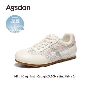 Agsdon | Giày Đào Tạo Nữ Thoáng Khí Đế Dày Gót Kín