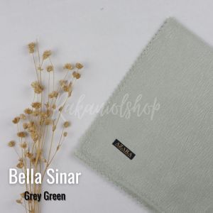 Hijab segiempat Nur Sinar Bella Sinar Lasercut glitter Azara