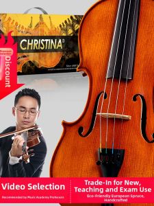 Christina | Beginner Adult Child Friendly Professional Grade Solid Wood Handmade Violin