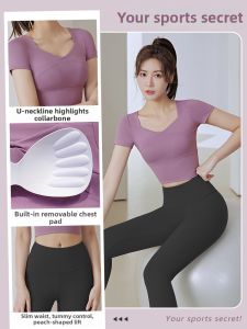 Womens Workout Tops Moisture-wicking Training Running Yoga
