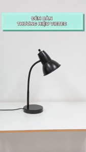 Đèn bàn xoay 360° .Tiện lợi tiết kiệm có thể tự thay bóng đèn cực hợp decor góc học tập.(Không kèm bóng đèn)