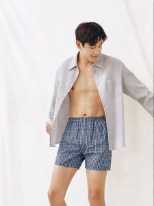 THREEGUN | Quần Short Nam Thoáng Khí Cotton Rộng Rãi