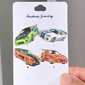 4 Chiếc Ghim Cài Áo Men Hình Xe Thể Thao Cổ Điển Ghim Cài Áo Hoạt Hình Thời Trang Phù Hiệu Cài Áo Cho Túi Xách Mũ Quà Tặng Trang Sức Độc Đáo Dành Cho Bạn Bè