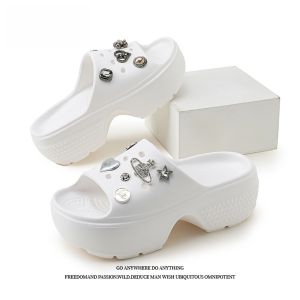 Dép Đế Dày Chống Trượt Mùa Hè Cho Nữ Dép Đế EVA Thoáng Khí Thoải Mái Đi Biển Giày Cao Gót Thường Ngày Cho Nữ