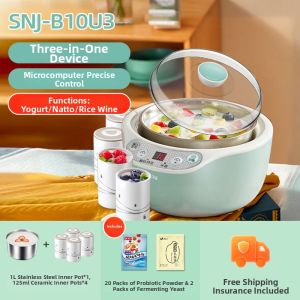 「China Plug」Bear | Home Mini Smart Multi-Function Yogurt Maker