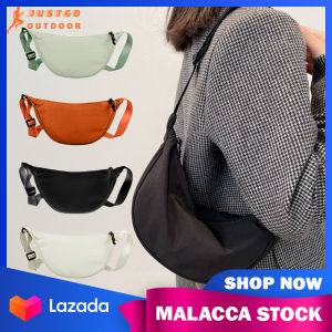 Nylon Shoulder Bag Women Dumpling Bag Fashion Lightweight Small Shoulder Bag 4 Colors Korean Version Shoulder Bag Travel Armpit Bag 尼龙单肩包