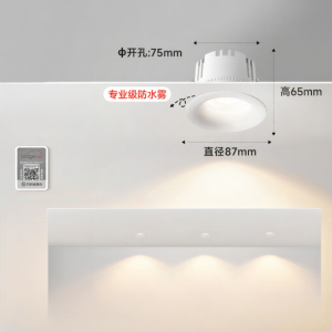 JINGYA | Frameless Waterproof LED Downlight Full Spectrum Fogproof