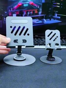TAOYUNXI | Metal Tablet Stand Lazy Portable Foldable Holder Universal Bracket Multi-functional Adjustable Desktop Mount for Phone Tablet
