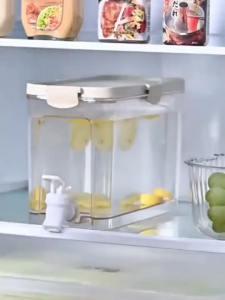【Buy 1 Take 1】2026 New 4L Cold Kettle with Faucet Leakproof Plastic Container Beverage Dispenser/Filter Water Storage for Kitchen Use Buy 1 Take 1