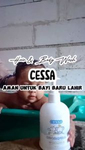 Cessa Hair Body Wash: Sabun Mandi Sampo Bayi 2in1 dengan Essential Oil