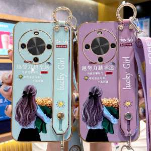 Huawei Hi Enjoy 70 plus Phone Case New Model JEY AN00 Protective Silicone Cover WiKO Enjoy 70P Lens Full Wrap Anti-Fall Female Version High-End Fashion with Lanyard Shell