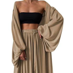 Strapless Cardigan Jacket Long Pants Set Womens Casual Sportswear round Neck Long Sleeve Two-Piece Suit Spring Collection