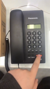 LCD Corded Caller ID Telephone with Speaker Home Office Wired Landline Telephone Set Phone Caller