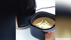 Pad Kertas Penggoreng Udara Disposable Paper Liner Air Fryer 50pcs Round Shaped Non-Stick Oil proof Water-Proof