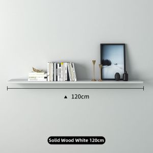 Wall Mounted Shelves Wood Board Living Room Bedroom Decor Display Shelf