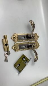 Home European Style Retro Aluminum Alloy Door Lock Intage Door Lock Interior  Room Door Lock