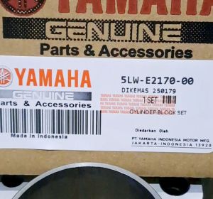 GENUINE CYLINDER BLOCK SET YAMAHA MIO SPORTY MIO SOUL NOUVO FINO CARB INDONESIA 5LWE217000