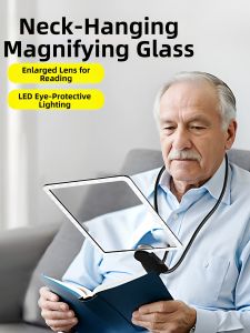MINGZHUO | High-definition Reading Magnifier Led Lamp Handheld Foldable