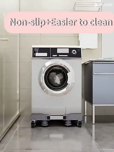 Universal Washing Machine Stand | Heavy Duty & Anti-Shock | Stable for All Models