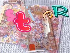 ISI 4 LEMBAR MANDOU ANIME GIRL KARTUN SERIES CUTTING STICKER DECORATIVE PACK STIKER DEKORASI JOURNAL LUCU PET TRANSPARANT UNTUK HIAS SCRAPBOOK BUKU DIARY HP HOBI JOURNALING DLL