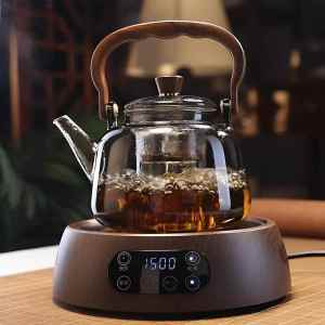 CHIZHIDU | Heat-Resistant Glass Tea Pot for Stovetop and Induction Use