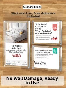 QINLEYI | Acrylic Price Tag Display Sign