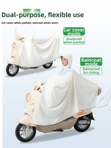 YIXINDA | Waterproof Long Raincoat for Heavy Rain Increased Thickness