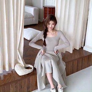 Gaun Lengan Panjang Musim Semi & Gugur: Tips Memilih Gaun Leher Bulat Prancis