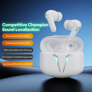 Lenovo | Lenovo GT102 Wireless Bluetooth Earphones Special For Gaming Lightweight Ergonomic Half Earbuds Long Battery Life Sports Headset