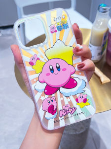  16 pro Max Phone Case Silicone Matte 15 Star Kirby 14 Gradient Cartoon Couple Full Cover Anti-Fall Transparent IMD Protective Case