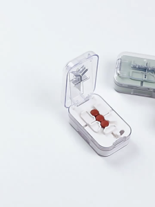 ESENTIAL Multi Portion Pill Cutter & Storage Box 1s for Pemotong Ubat Pill Storage