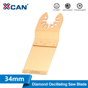 XCAN 1/5/10Pcs 34mm Diamond Oscillating Saw Blades Multi Tool Saw Blades for Rough Sanding Fillers Tile Ceramics