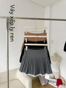 High Waist plus Size Grey Knitted Pleated Skirt Womens Summer A-Line Mini Skirt Design Sensation Commute Korean Style
