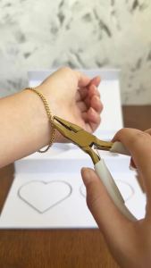 Permanent Bracelet Kit – DIY Couple BFF Bracelet Making Kit for Couples – Gift for Anniversary Valentine’s Day Jewelry