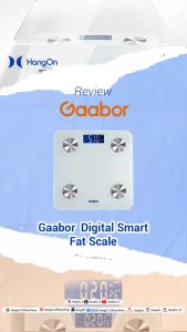Gaabor Smart Digital Fat Scale Layar LED Timbangan Komposisi Tubuh GWS-M02A