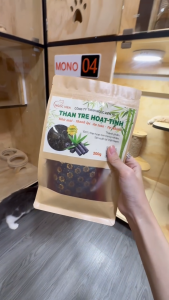 Than tre hoạt tính giúp khử mùi hôi ẩm mốc an toàn cho thú cưng túi 200g