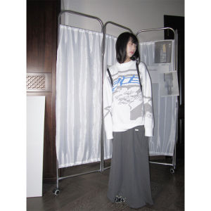 Áo Len Cổ Tròn Rộng Rãi Thoải Mái Mềm Mại Cho Nữ Áo Len Cardigan Dài Tay Phong Cách Hàn Quốc Mùa Thu 2022 Áo Khoác Ngoài