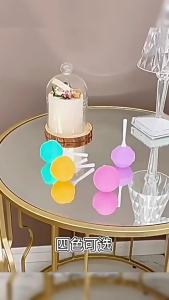 LoviRa Silicone Ice Molds with Removable Lids Reusable Silicone Popsicle Mold DIY Lollipop Mold 1Pc