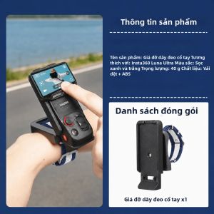 Dây Đeo Cổ Tay Có Thể Điều Chỉnh Cho Insta360 Luna Ultra Camera Giám sát/Ghi Hình Rảnh Tay Bộ Điều Khiển Màn Hình Bằng Chất Liệu Nhựa