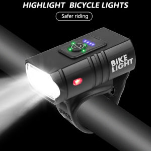 T6 LED ไฟจักรยาน 10W 800LM 6โหมด USB ชาร์จ MTB ชุดไฟหน้ารถจักรยาน