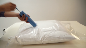 ถุงสูญญากาศ ถุงสูญญากาศจัดเก็บพร้อมวาล์ว กระเป๋า Duffel ประหยัดพื้นที่และใช้งานง่ายเหมาะสำหรับการเดินทางและการใช้ซ้ำ ถุงอัดสูญญากาศ 