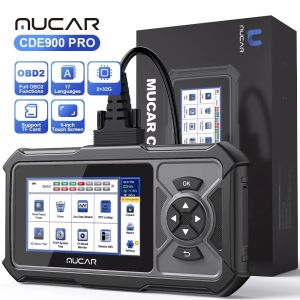 MUCAR CDE900Pro OBD2 Scanner 5" Touchscreen Diagnostic Tool 2+32G Auto Code Reader for All Cars Full System Scan car obd2 scanner android ios